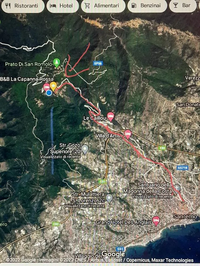 Bed & Breakfast B&B La Capanna Rossa San Romolo Italy